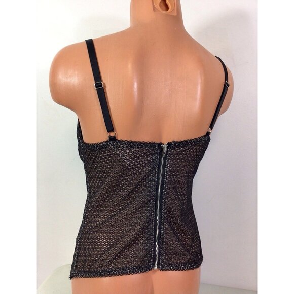 Victorias Secret Lace Corset Bustier Lingerie Black Sexy Womens 36D - Picture 4 of 8